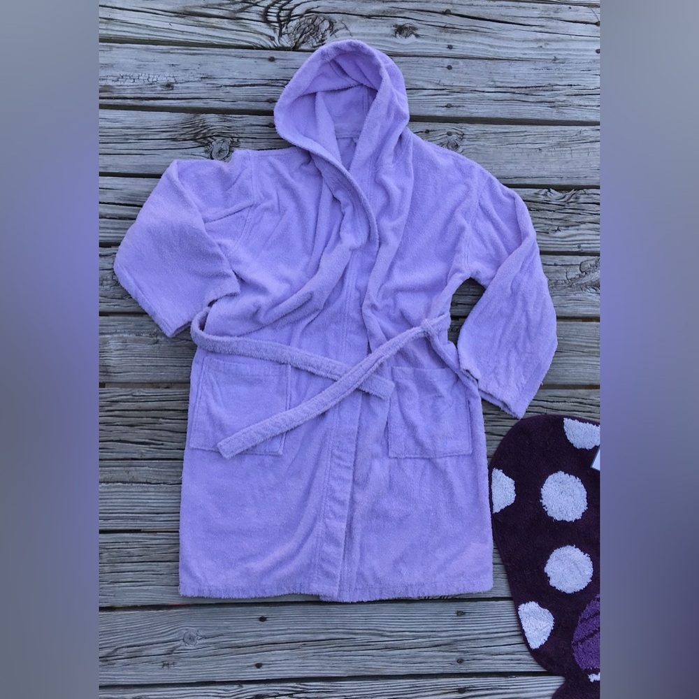 Ladies S&S COLLECTION Light Purple Lavender Terry Towel Robe One Size